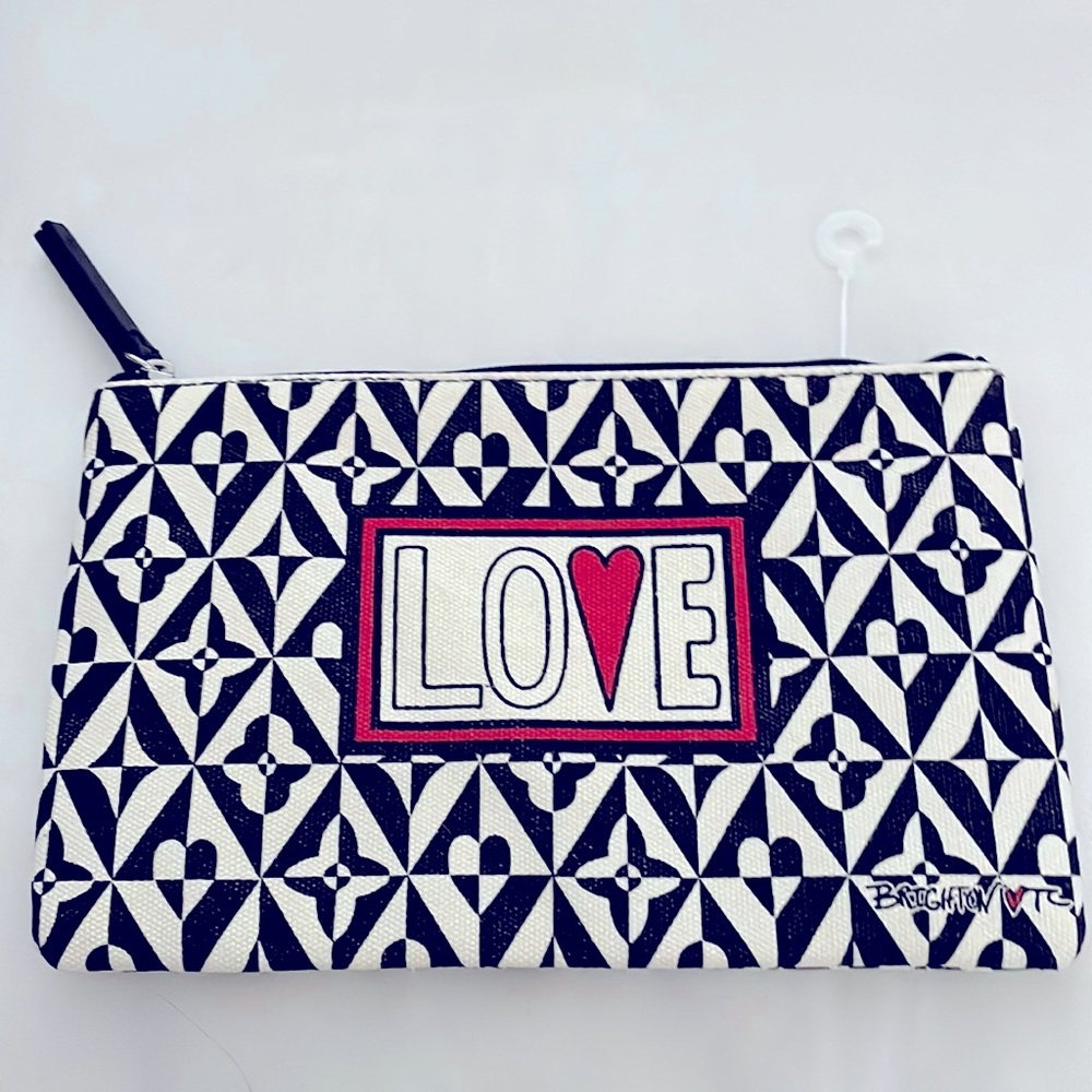 Brighton clutch/zip pouch